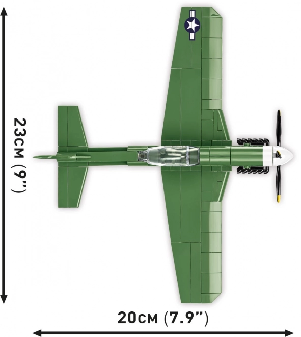 Konstrukcijski komplet letala P-51D Mustang COBI