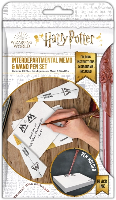 Zapisniški set HARRY POTTER – pero in blok