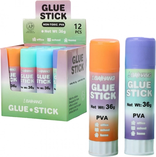 Lepilo v stiku 36 g pastelne barve