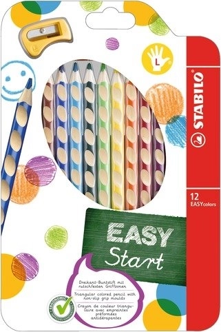 STABILO EASYstart komplet barvic za levičarje