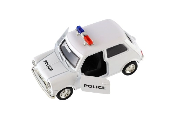 Samodejna policijska retro 11cm kovina/plast z vzvratnim navijanjem na baterije s svetlobo 4 vrste