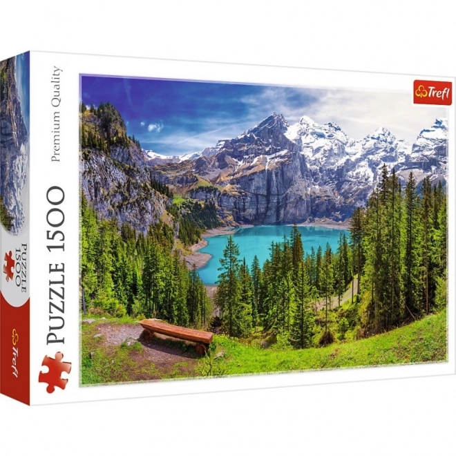 Sestavljanka Jezero Oeschinen Alpe 1500 kosov