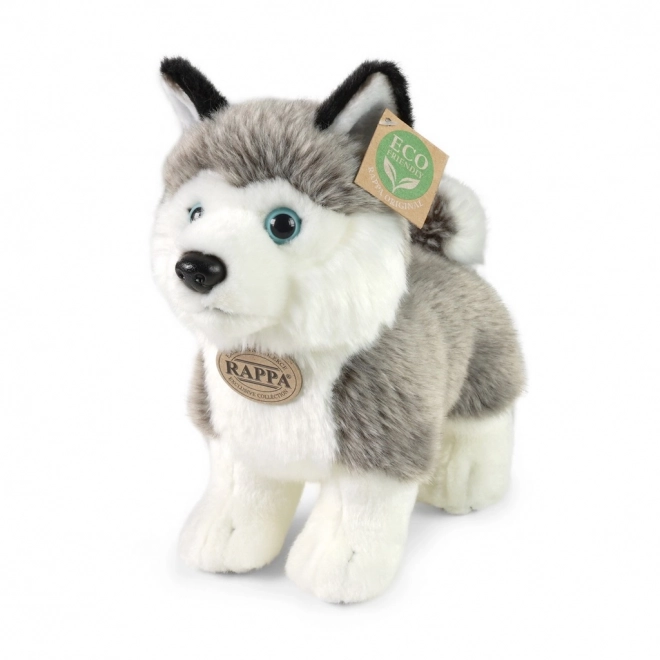 Plišasti pes husky stoječi 23 cm EKOLOŠKI