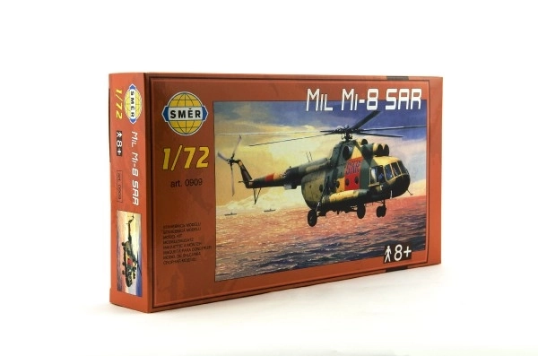 Model Mil Mi-8 SAR 1:72 25,5x29,5 cm v škatli 34x19x6cm