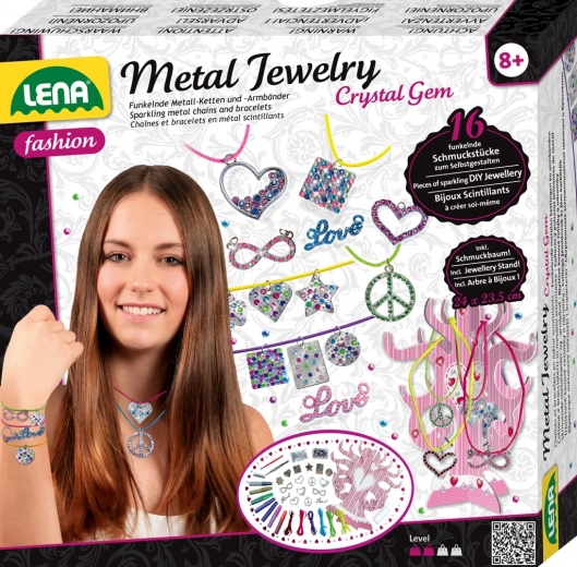 Lena kovinski obeski – kreativni komplet za izdelavo nakita