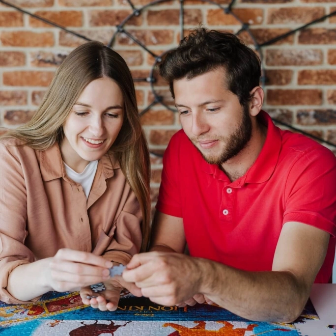 Puzzle Premium Plus Ikonični Trenutki: Levji kralj 1000 kosov