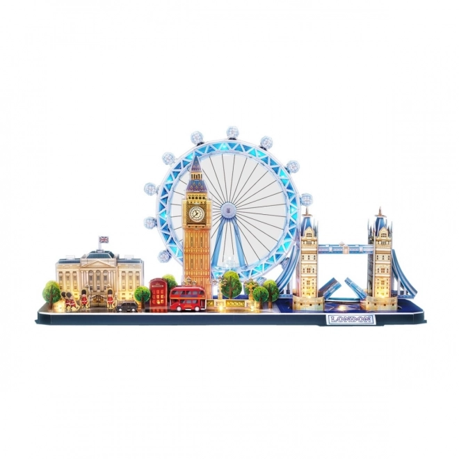 3D sestavljanka mestna linija - London s svetlobo