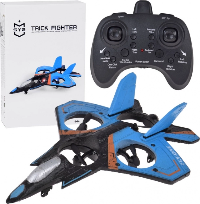 Daljinsko vodeni dron Quadcopter z LED diodami