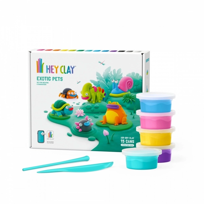 Hey Clay Eksotične živali 15 lončkov