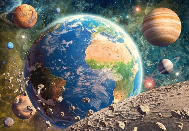 Sestavljanka Razgled z Lune 500 kosov