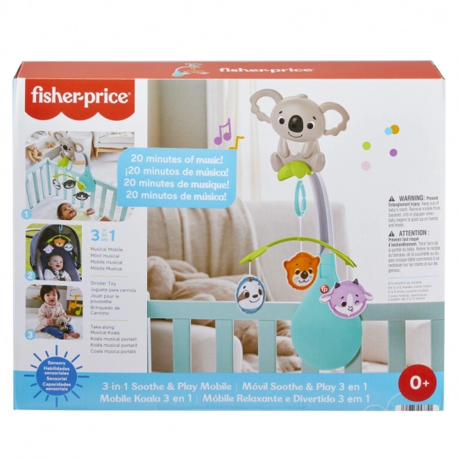 Vrtiljak nad posteljico Koala Fisher Price