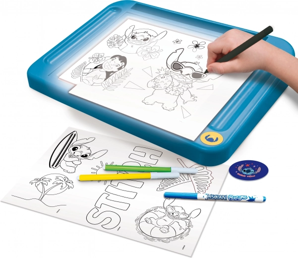 Osvetljena plošča za natančno prepisovanje