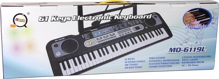 Osvetljene tipke za lažje učenje