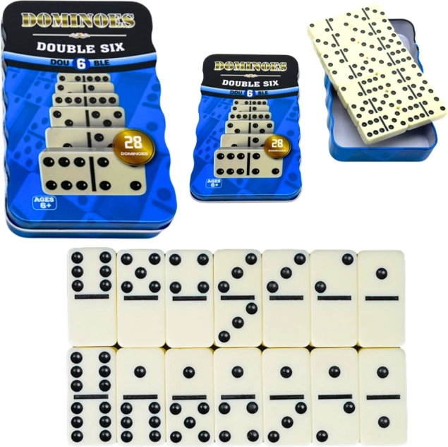 Klasična igra Domino – družinska in logična zabava z 28 ploščicami