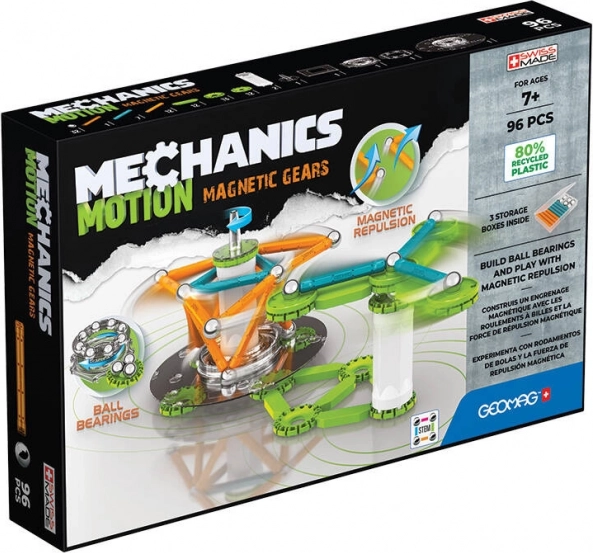 Geomag Mechanics Motion Magnetic Gears magnetna sestavljanka 96 kosov