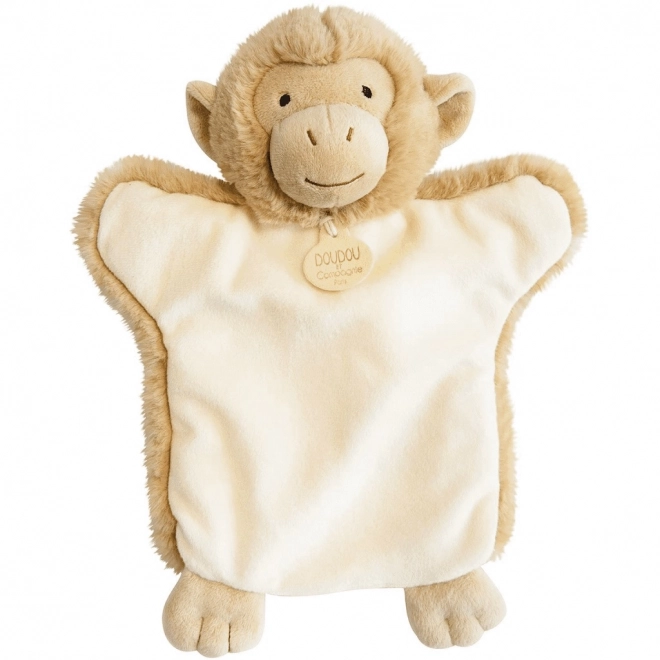 Doudou plišast ročna lutka opica 25 cm