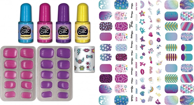 Komplet Crazy Chic Fluo za nohte