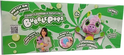 Plišasta igrača Bubble Pops dišeča kapibara – mint