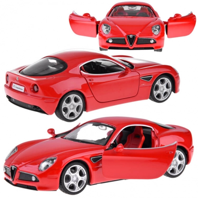 Model avtomobila iz kovine Alfa Romeo 8C Competizione, merilo 1:32