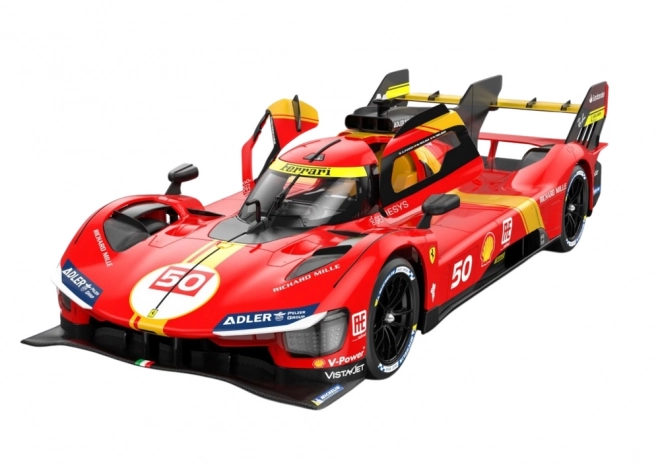 R/C 1:24 Športni avto na daljinsko upravljanje Ferrari 499P Rdeč