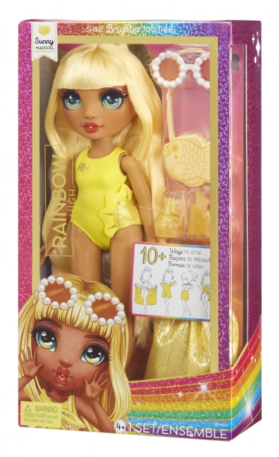 Rainbow High modna lutka Swim Style Sunny Yellow