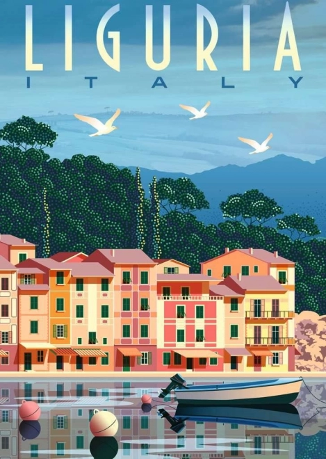 Ravensburger sestavljanka Razglednica iz Ligurije 1000 koščkov