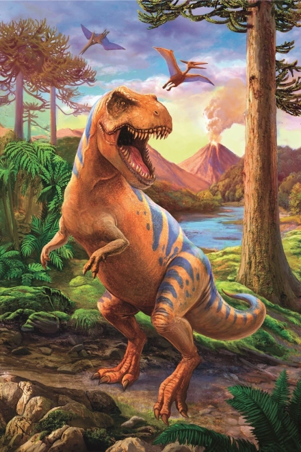 TREFL Puzzle Čudoviti dinozavri: Tiranozaver 54 kosov