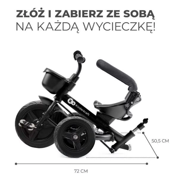 Otroški tricikel Aveo Malachite Grey
