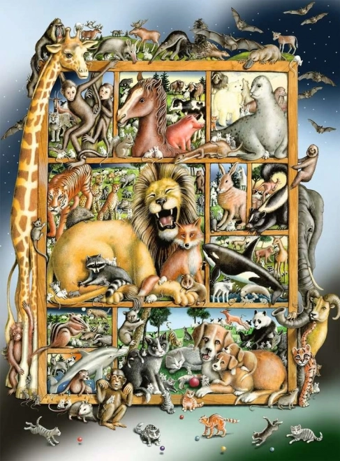 Ravensburger sestavljanka Živalski menagerie XXL 100 kosov