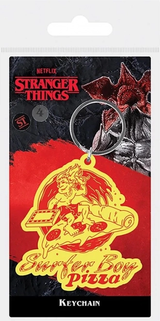 Obesek za ključe Stranger Things Pizza Boy