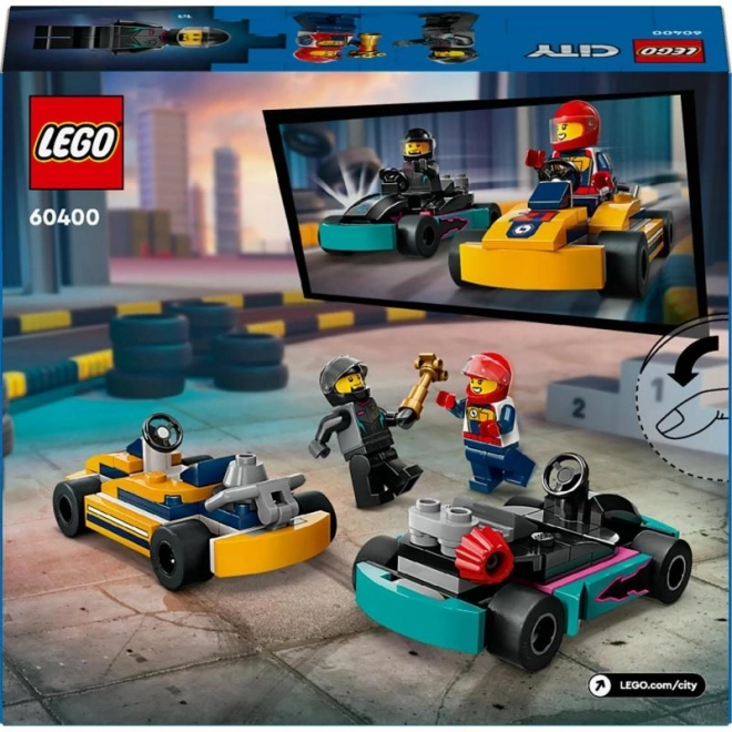 LEGO® Mesto 60400 Karting z Vojači