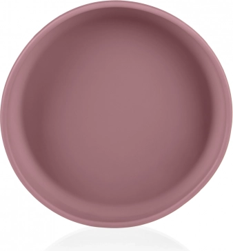Silikon krožnik za otroke Old Pink