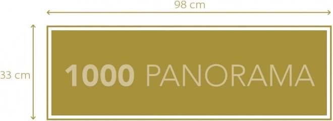 Sestavljanka 1000 kosov Kompaktna Panorama Konji