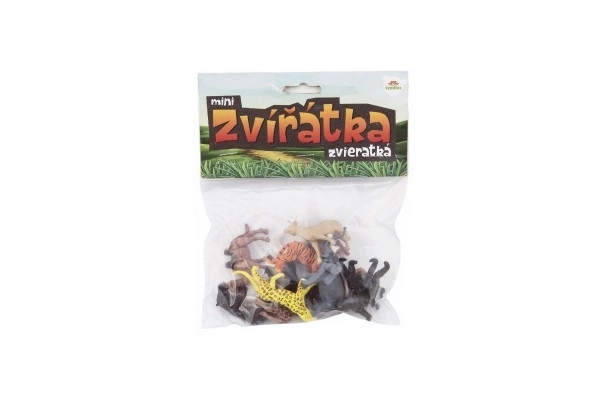 Mini safari ZOO živali plast 5-6cm 12kos v vrečki