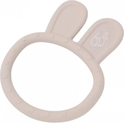 Silikonski grizalo, Beige Bunny