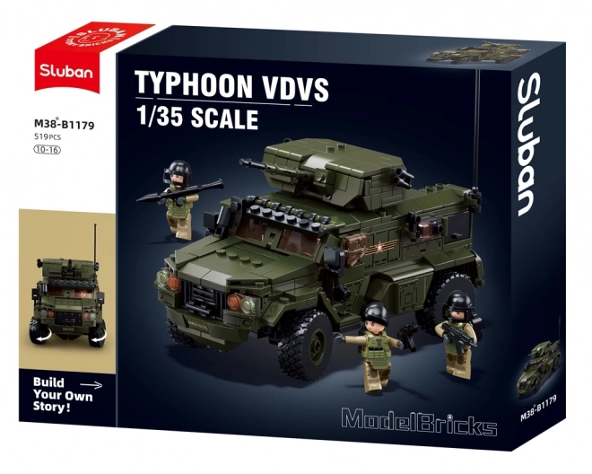 Sluban Model Opeka M38-B1179 Oklepno bojno vozilo Tajfun