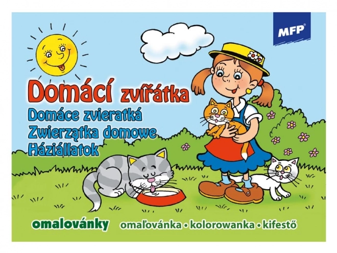 Pobarvanka MFP Domače živali