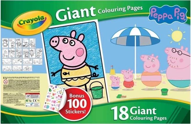 CRAYOLA Mega barvanke Pujsa Pepa