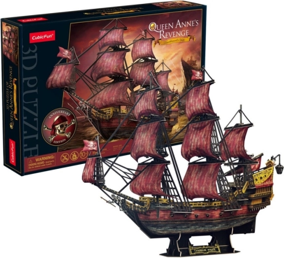 3D puzzle Queen Anne’s Revenge – 391 kosov