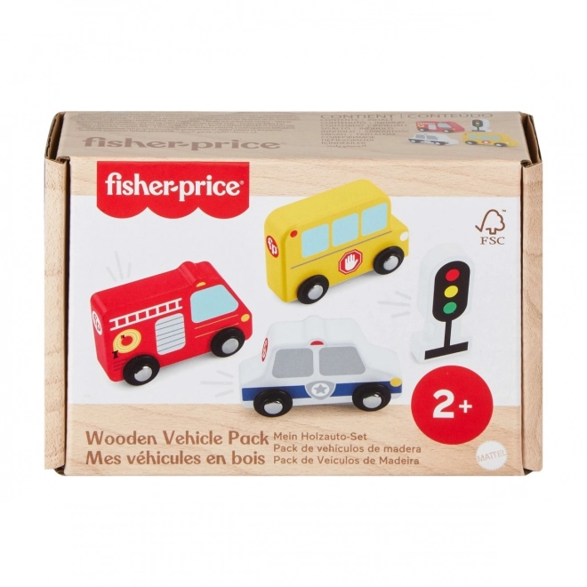 Lesena vozila set Fisher-Price