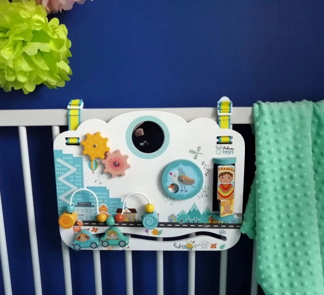 Tablica z dejavnostmi za malčke Adam Toys