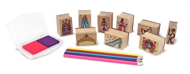 Melissa in Doug - Set žigov Princeske