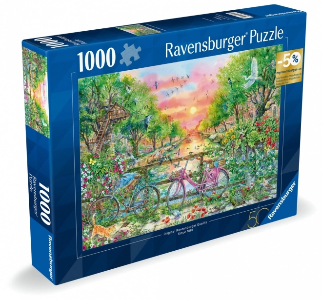 RAVENSBURGER Sestavljanka Kolo v Amsterdamu 1000 delov
