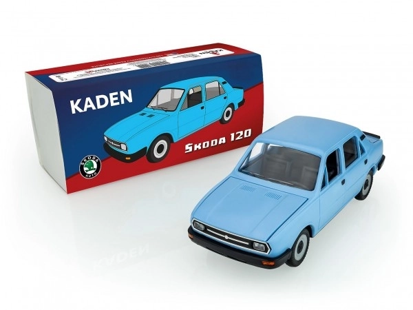 Avto Škoda 120 plast 21cm v škatli 22x10x8cm