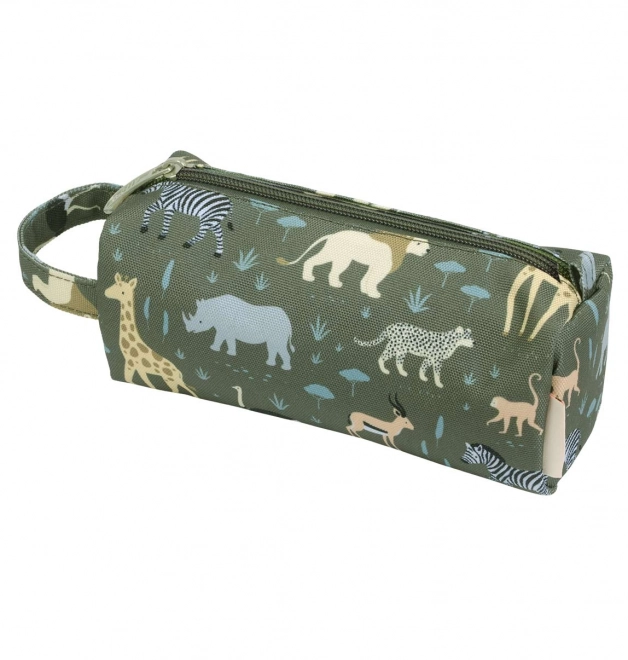 A Little Lovely Company Etui za barvice – Zvířata ze savany