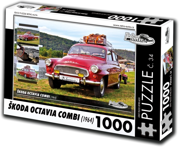 retro-avto sestavljanka škoda octavia combi (1964) – 1000 koščkov