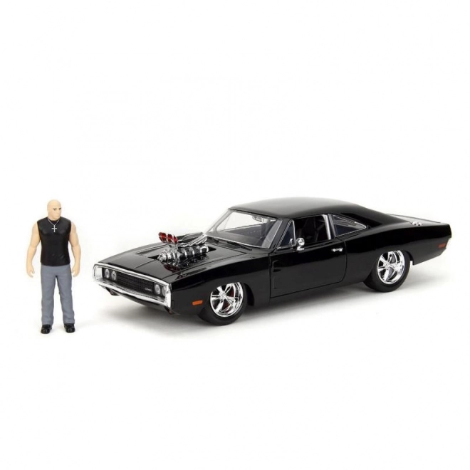 Hitri in drzni avto 1970 Dodge Charger 1:24 + figurica Dominic Toretto