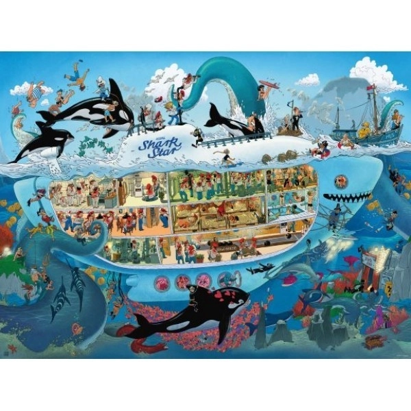 HEYE Puzzle Zabava v podmornici 1500 kosov