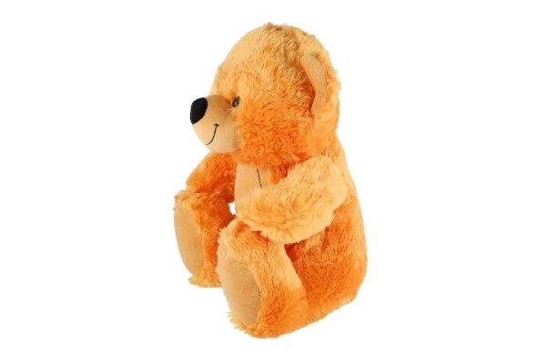 Medved sedeči pliš 38cm bež v vrečki 0+