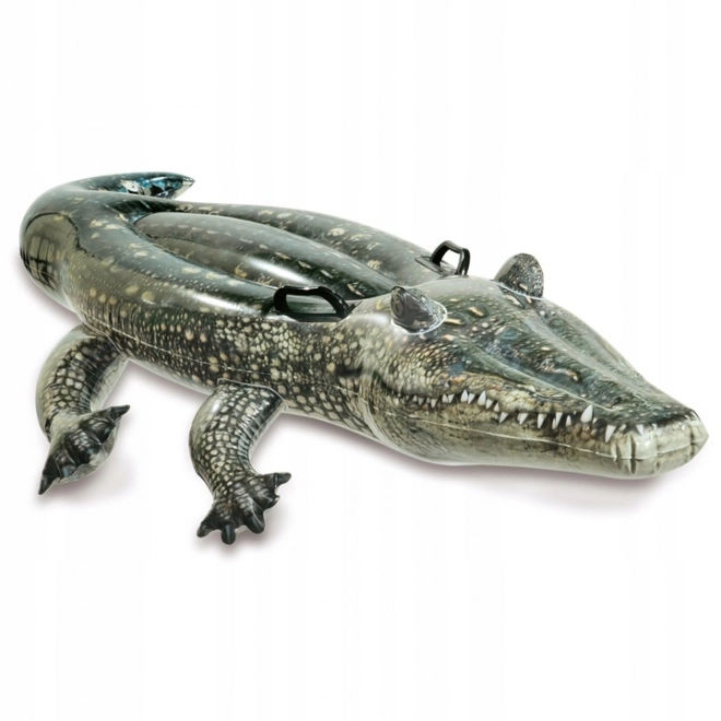 Ležalnik Krokodil napihljiv z ročaji 170x86cm od 3 let